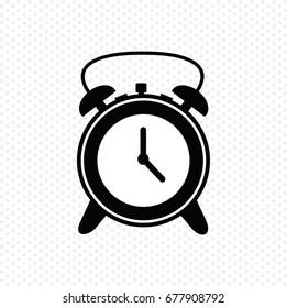 alarm clock icon , vector illustration