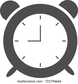 alarm clock icon, Vector illustration flat design