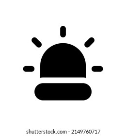 Alarm clock icon vector isolated on white background, stylish simple lines, alarm clock ring icon modern design
