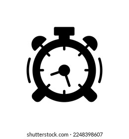 Alarm Clock icon in vector. Logotype