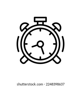 Alarm Clock icon in vector. Logotype