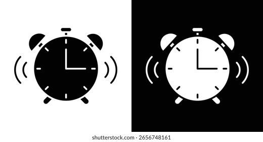 Gráficos escalables del Vector del icono del despertador