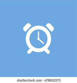 alarm clock icon. vector sign symbol on white background