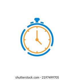 ilustración de vector de icono de reloj de alarma