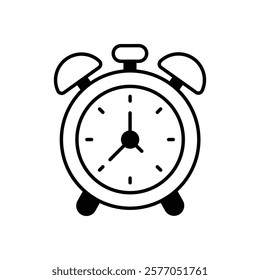 Alarm Clock icon vector stock illustration