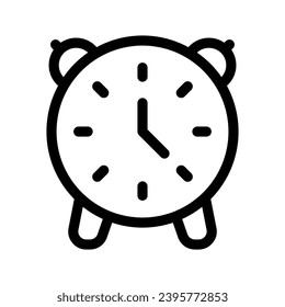 Alarm Clock Icon Vector Symbol Design Illustration