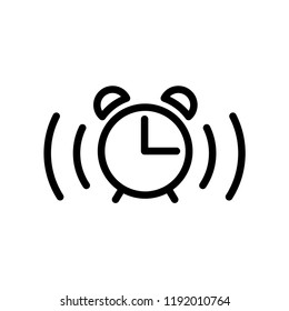 alarm clock icon vector template