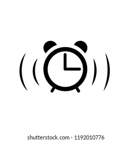 alarm clock icon vector template