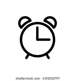 alarm clock icon vector template