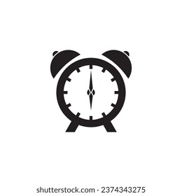 diseño de imagen de icono de reloj de alarma