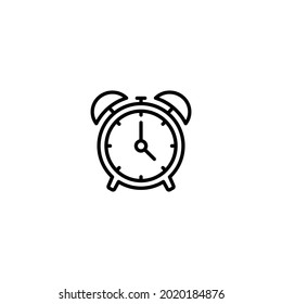 Alarm clock icon, clock icon vector for web site Computer and mobile app