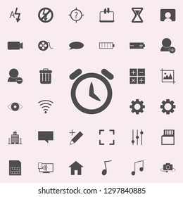 alarm clock icon. web icons universal set for web and mobile