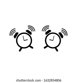 alarm clock icon with a white background