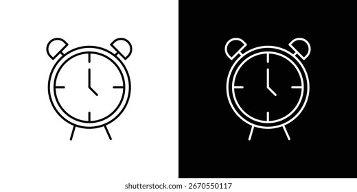 Iconos del despertador. ilustraciones del símbolo del Vector.