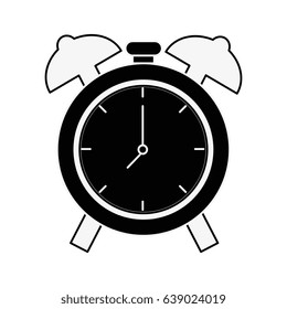 Alarm clock isolated