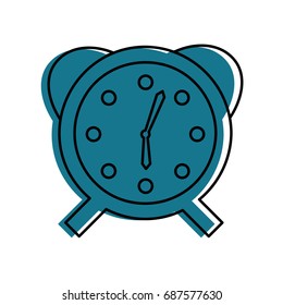 alarm clock isolated icon
