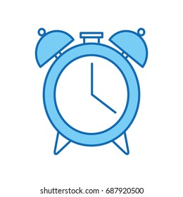 alarm clock isolated icon