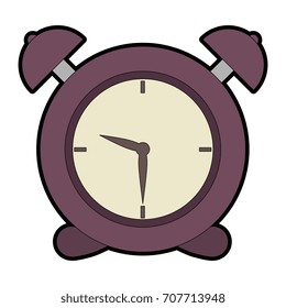 alarm clock isolated icon