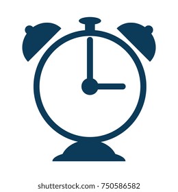 alarm clock isolated icon