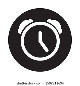 alarm clock isolated icon vector illustration
