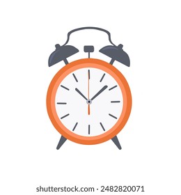 Alarm clock, isolated on white background vector