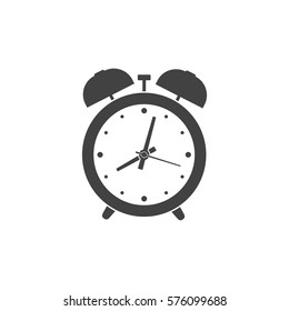 Alarm clock isolated on white background. Vector illustration
