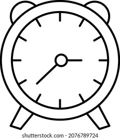 alarm clock Isolated Vector icon which can easily modify or edit

