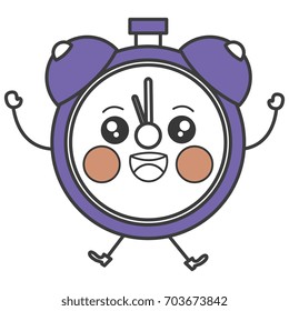 alarm clock kawaii character