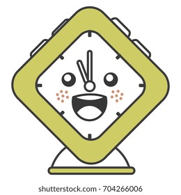 alarm clock kawaii character