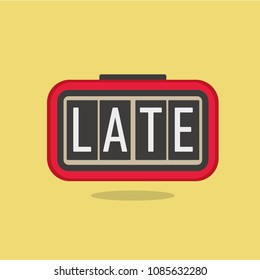 alarm clock late
