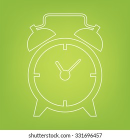 Alarm clock line icon