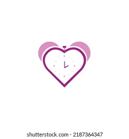 Alarm Clock Logo design vector 