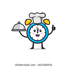 Alarm clock mascot character design