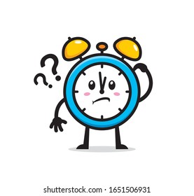 Alarm clock mascot character design