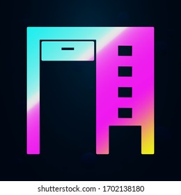Icono del reloj de alarma nolan. Línea delgada simple, contorno vectorial de iconos de muebles para ui y ux, sitio web o aplicación móvil