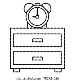 Alarm clock on desk