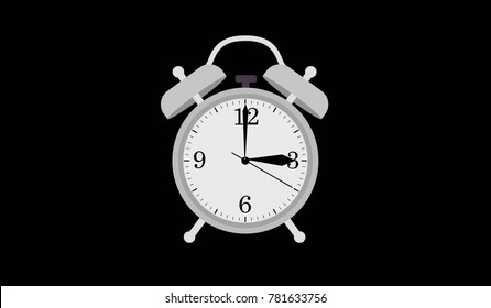 Alarm clock on three o'clock