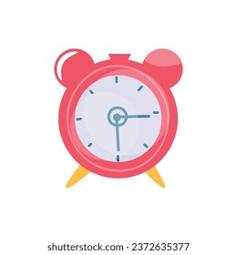 Alarm clock on white background