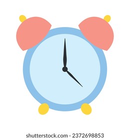 Alarm clock on white background