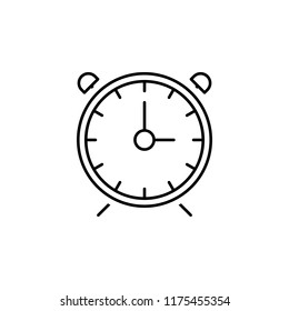 alarm clock outline icon