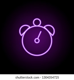 Alarm Clock Outline Icon Elements Education Stock Vector Royalty Free 1304354725