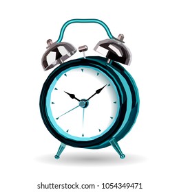 alarm clock polygonal triangle simple vector