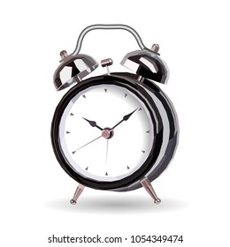 alarm clock polygonal triangle simple vector
