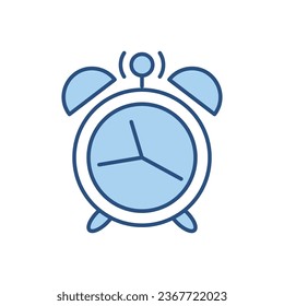 Alarm Clock related vector icon. Isolated on white background. Vector illustration