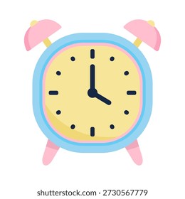 Alarm Clock Ringing cute  illustration