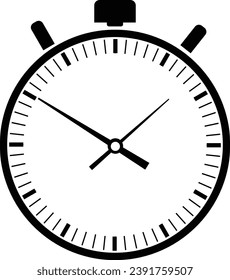 The alarm clock shows 1.50 O'clock. vector illustration
