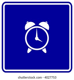 alarm clock sign