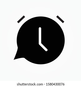 alarm clock sign icon design vector illustration