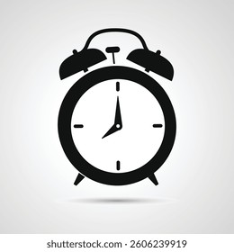 Alarm clock sign vector design  