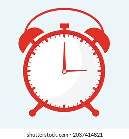 Alarm clock simple vector illustration